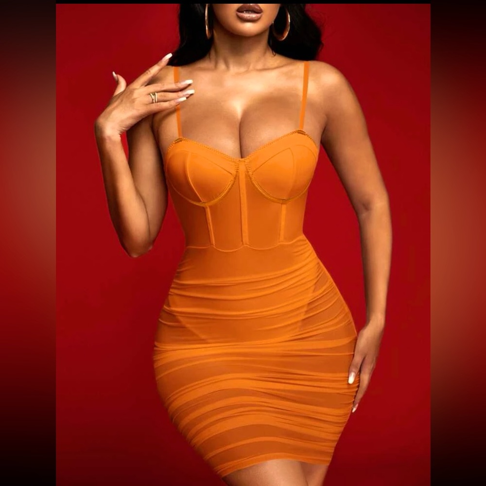 SHEIN Party 🎉 Dress, Both new both colors available 🧡🤍